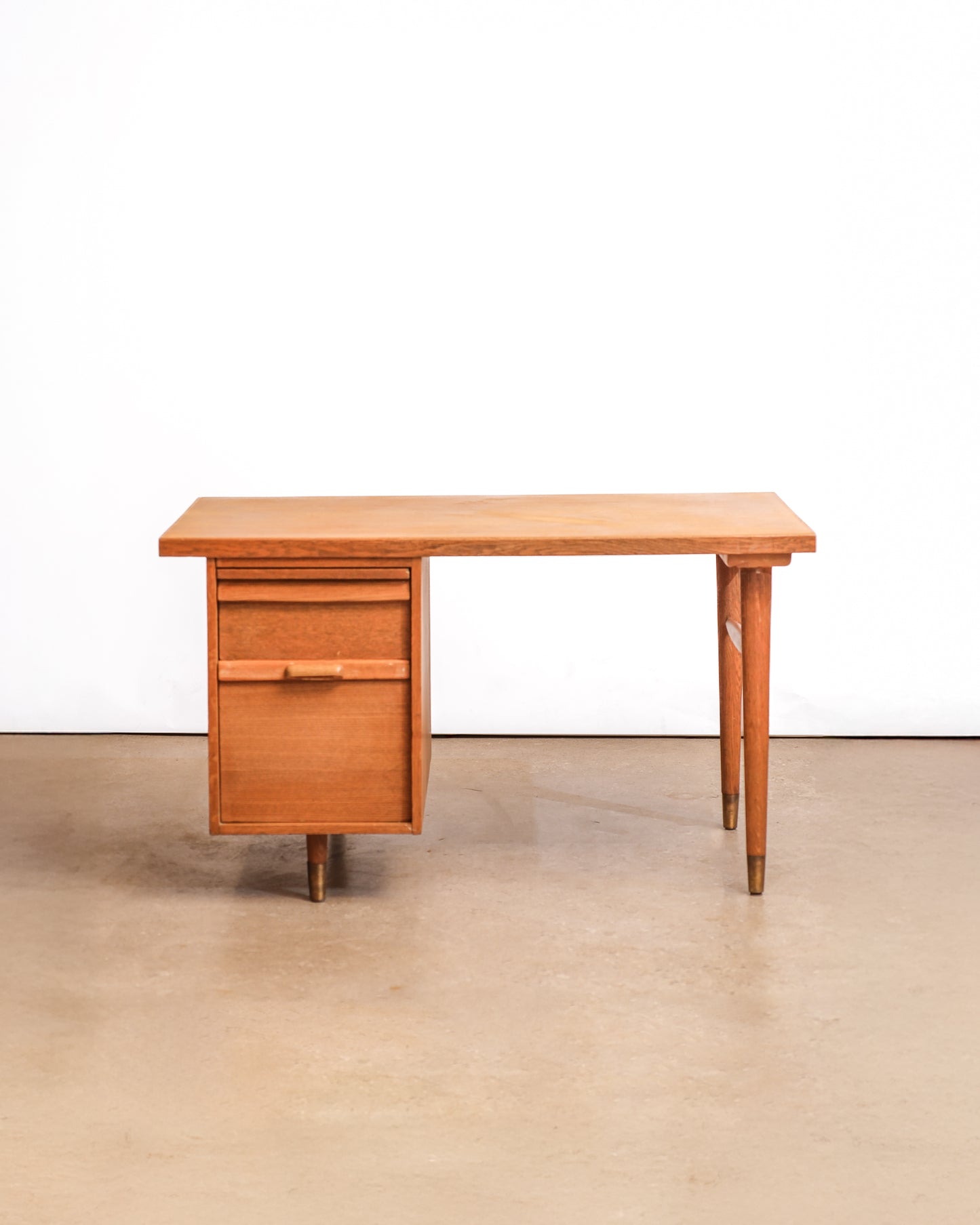MCM Solid Oak Desk