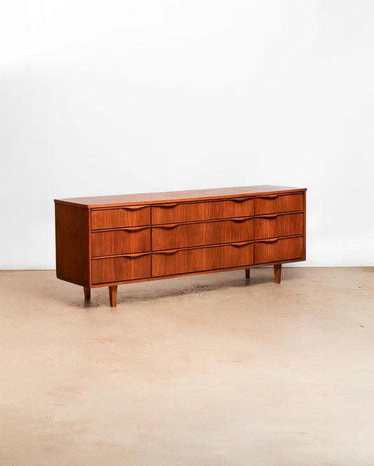 MCM Walnut Dresser By Deilcraft