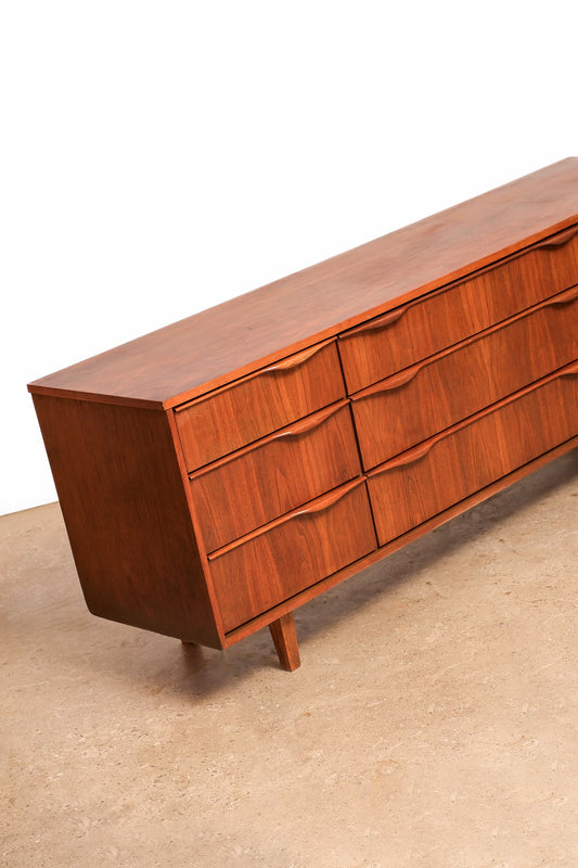 MCM Walnut Dresser By Deilcraft