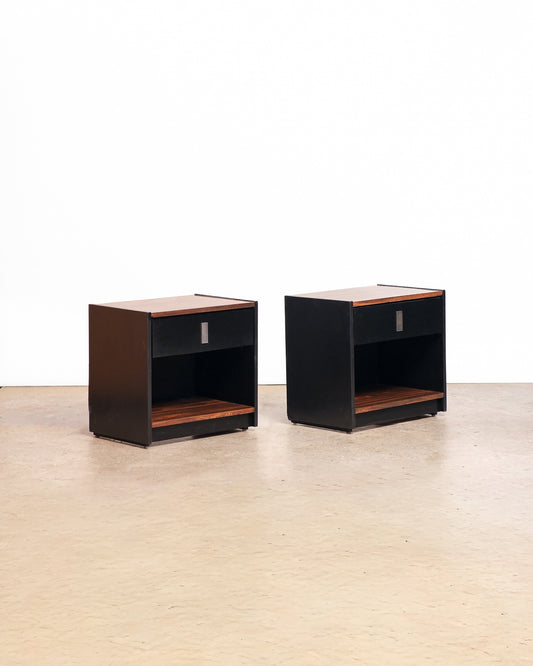 MCM Rosewood Nightstand Set By Treco