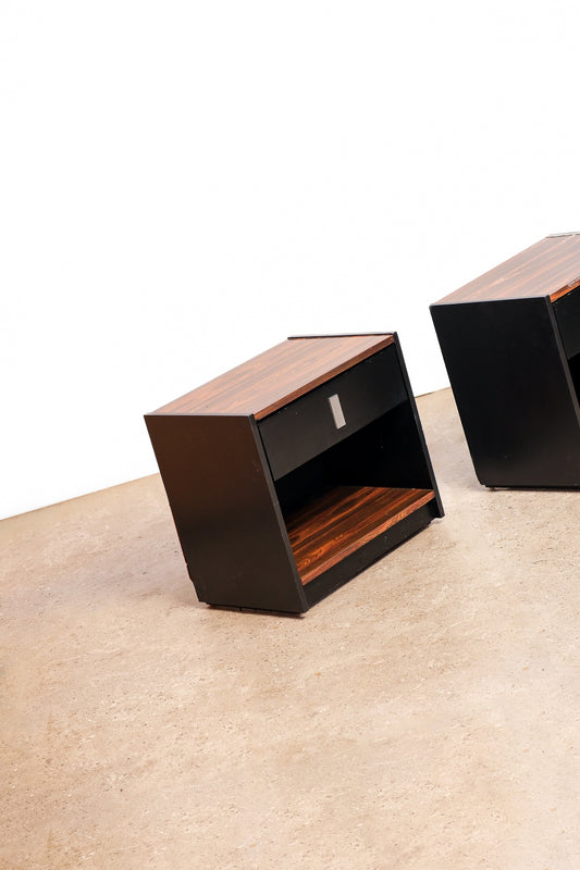 MCM Rosewood Nightstand Set By Treco