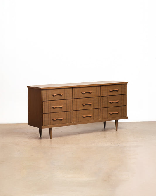 MCM Walnut Wide Dresser