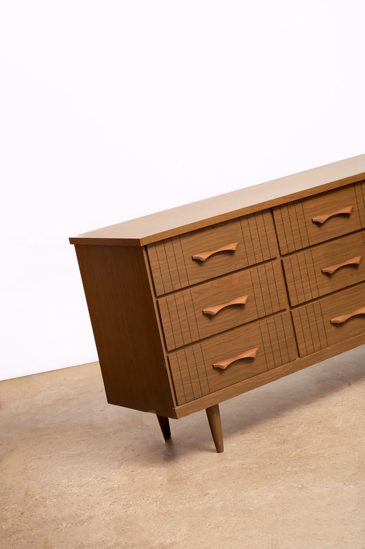 MCM Walnut Wide Dresser