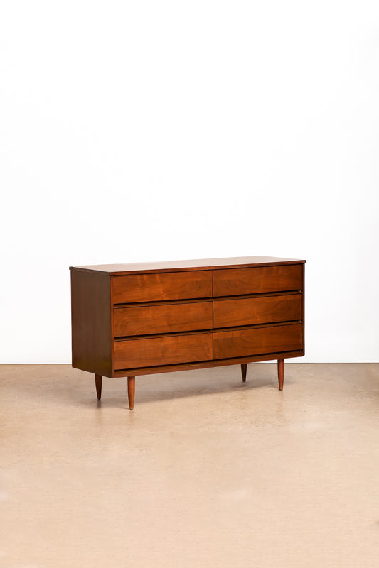 MCM Dark Walnut Modern Dresser