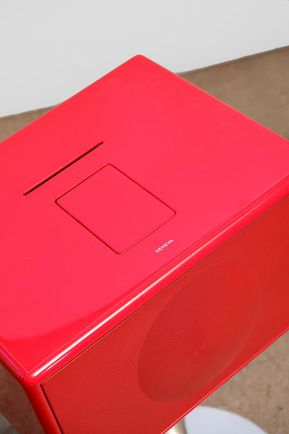 Retro Red Hi-Fi Speaker By Geneva Sound System
