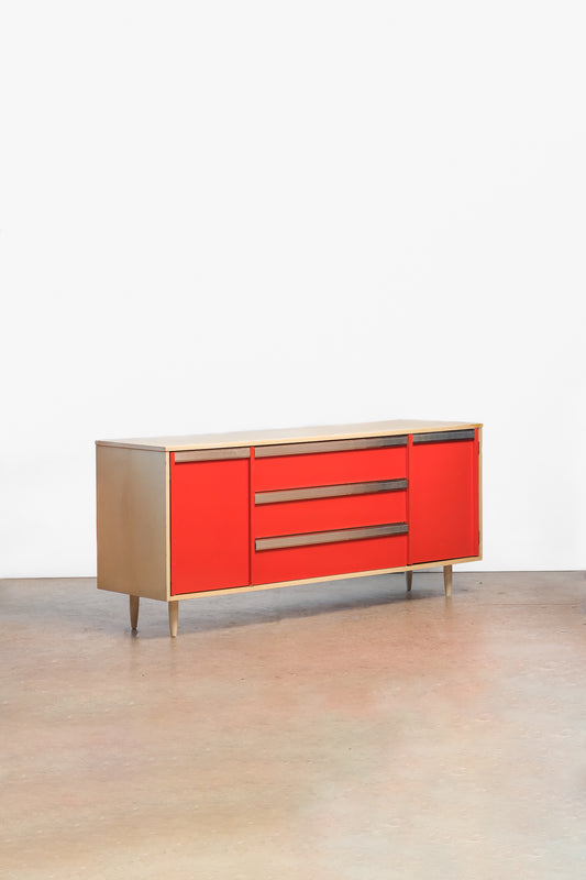 MCM Red Credenza By Viscol
