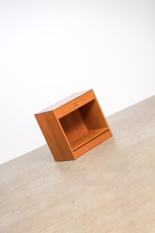 MCM Teak Nightstand By Domino Møbler