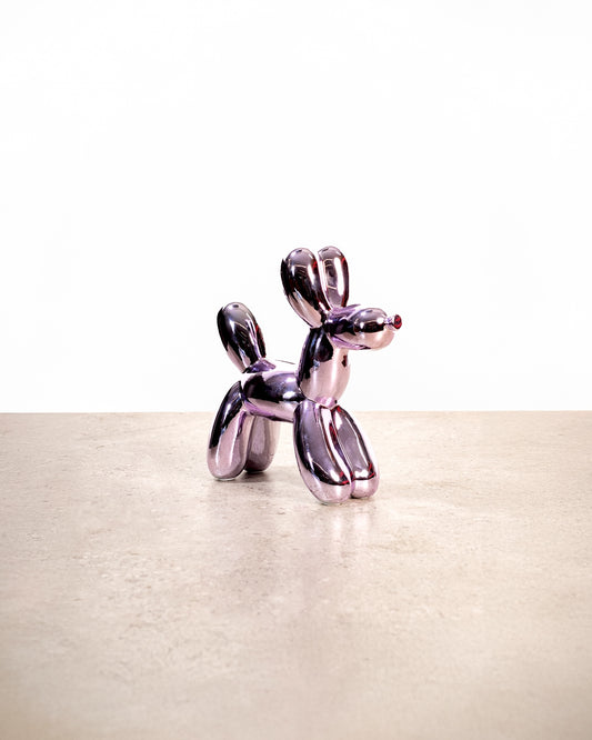 Lavender Large Ceramic Dog Piggy Bank