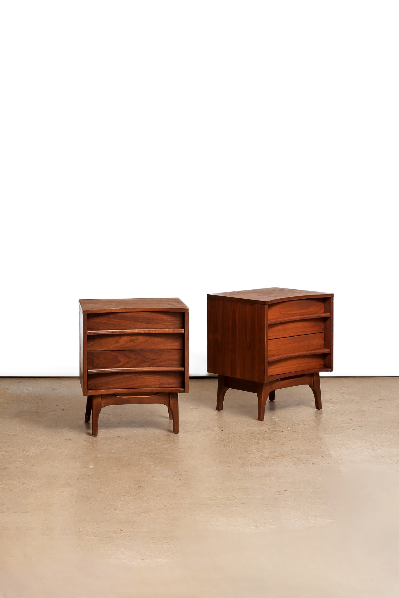 MCM Dark Walnut Nightstand Set