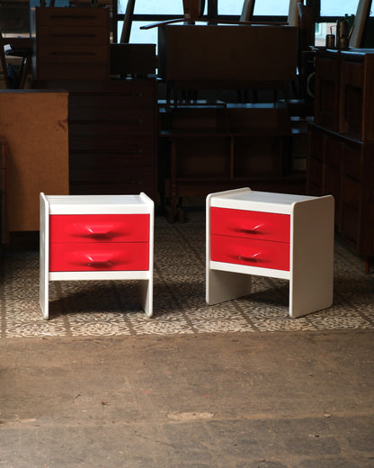 Space Age Nightstand Set by Giovanni Maur for Treco
