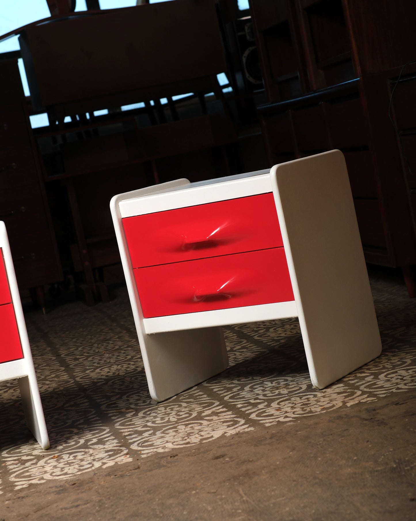 Space Age Nightstand Set by Giovanni Maur for Treco
