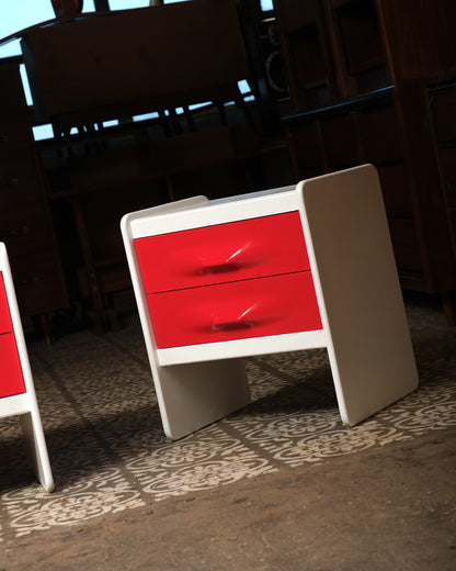 Space Age Nightstand Set by Giovanni Maur for Treco