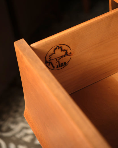Vintage Solid Maple 6-Drawer Dresser by Vilas