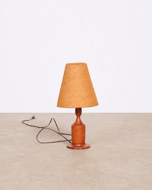 Overall view of the lamp from a slight distance showing full proportions.